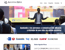 Tablet Screenshot of agustinrosa.com